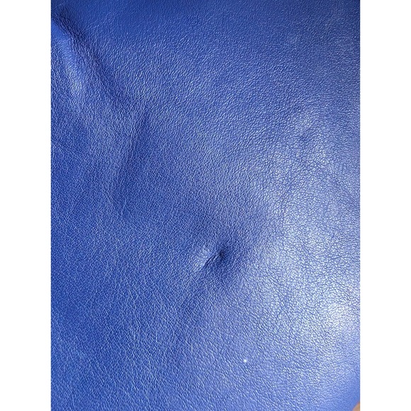 Vintage Blue leather crossbody purse - Picture 7 of 12